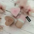 Lahjapaketti: Sydän+ dip dye vekki, koti - Kynttiläpaketit - 85-7801 - 2
