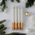 Dip dye Adventti -kruunukynttiläpakkaus, kulta 4kpl/pkt - Adventtikynttilät - 19013-ad-41 - 3