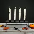 Halloween kruunukynttilät kissat, 4 kpl/pkt - Halloweenkynttilät - 29013-ha-0130-1 - 4