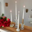 Puttipajan käsintehdyt ylioppilaskynttilät juhlakattaukseen, koriste ylioppilasjuhlaan ja lahjaksi ylioppilaalle. - Ylioppilaskynttilät - 29010-41-1 - 4