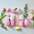 Keväiset kruunukynttilät 4 kpl/pkt, lila&roosa setti - Pääsiäiskynttilät - 29013-pa-2308-1 - 5