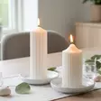 Oliva vekkikynttilä, valkoinen - Oliva-oliivikynttilät - 21120401 - 6