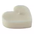 Sydänkynttilä pieni, valkoinen soijavaha - Soijavahakynttilät - 2816007-01 - 3