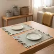 Romantiikka-tabletti 33x40 cm, pellavaisen harmahtava - Keittiötekstiilit - 442327-31 - 3
