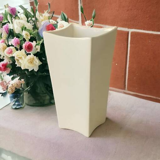 Keramiikkamaljakko, valkoinen - Maljakot - 4299158-1 - 1