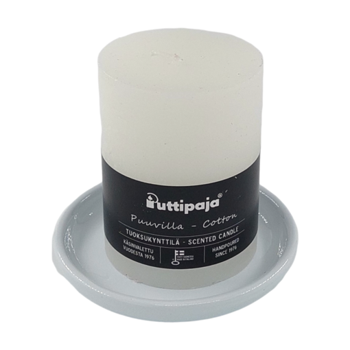 Kynttilänalunen, Valkoinen - Keraamiset kynttilänaluset - 421712-01 - 1