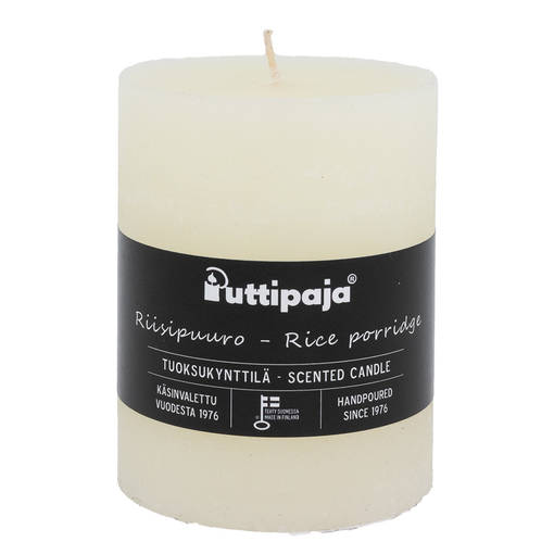 Läpivärjätty tuoksukynttilä 10cm, Riisipuuro - Tuoksukynttilät - 2000491 - 1