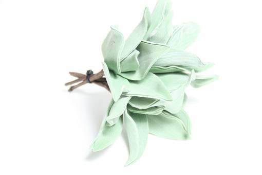 Magnolia kukka 15 cm vaaleanvihre=C3=A4 - Tekokukat - 360241 - 1