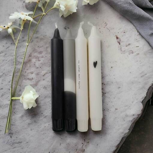 Mietelausekruunukynttilät "NO SEHÄN MENI HYVIN", 4 kpl/pkt - Mietelausekruunukynttilät - 29013-30-1 - 1