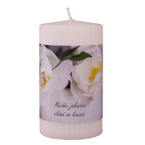 Muistokynttilä 7x12, Meidän jokaisen - Mietelausekynttilät - 291460431 - 1