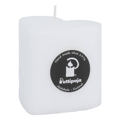 Sydänkynttilä, valkoinen - Sydänkynttilät - 1410801 - 1