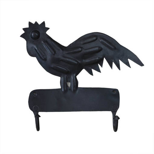 Rautainen kukkonaulakko, 21 cm - Naulakot - 381501 - 1