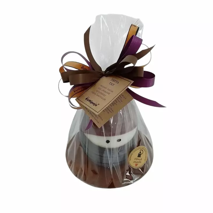 Lahjapaketti Saunatonttu, luumu - Tervakynttilät - 80-122331 - 1