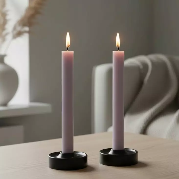 Läpivärjätty kruunuputti 34 cm, laventeli - Läpivärjätyt kruunuputit - 1500851 - 1