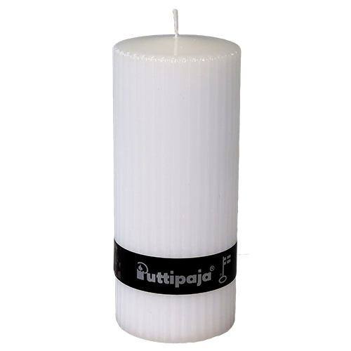Loiste-vekkikynttilä valkoinen, 7x16 cm - Loistekynttilät - 26605V01 - 1