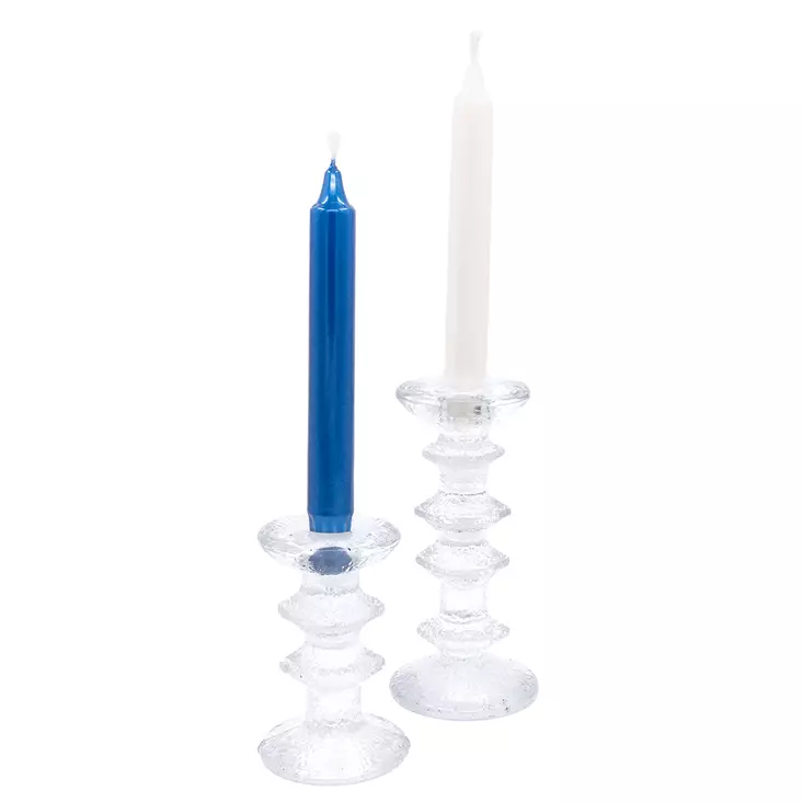 Metallihohtoiset kruunukynttilät, 4kpl, SUOMI - Metallihohtokynttilät - 1911343-21 - 1