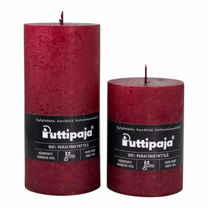 Metallihohtokynttilä, punainen - Metallihohtokynttilät - 1990411 - 1