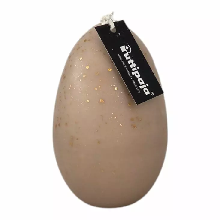 Munakynttilä puuteri kultaroiskeella - Pääsiäiskynttilät - 14017MR-28-41 - 1