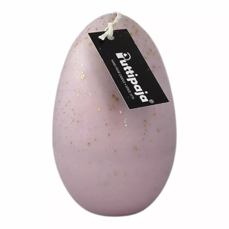 Munakynttilä laventeli kultaroiskeella - Pääsiäiskynttilät - 14017MR-51-41 - 1