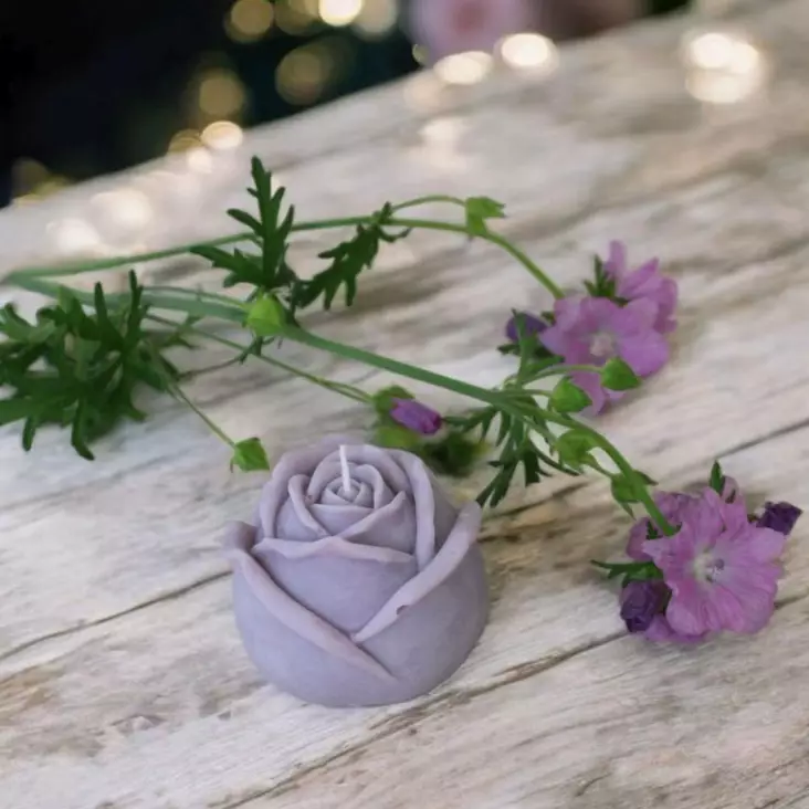 Oliva oliivivaha ruusu, laventeli - Oliva-oliivikynttilät - 2706051 - 1