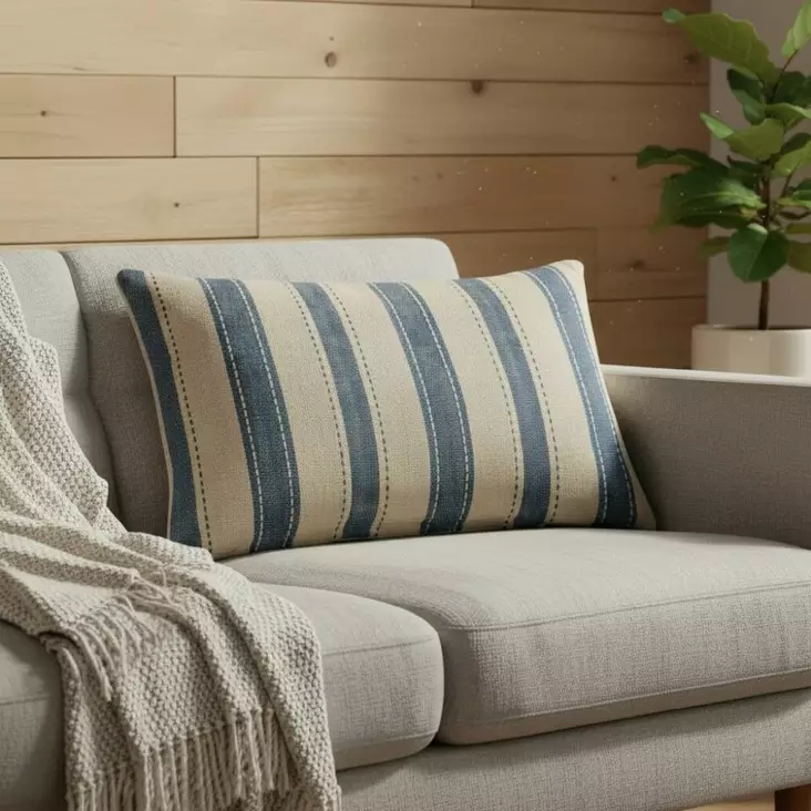 Riihiraita-tyynynpäällinen - Sisustustekstiilit ja tyynynpäälliset - 442973-21 - 1