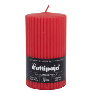 Vekkikynttilä 7x12, punainen - Vekkikynttilät - 14604V-12 - 1