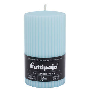 Vekkikynttilä 7x12, vaalsininen - Vekkikynttilät - 14604V-22 - 1