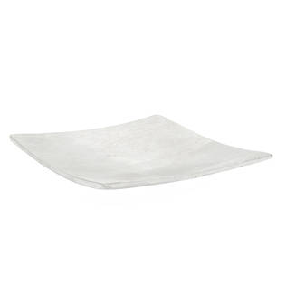 Alumiininen neliöalunen 13 cm, metalli - Metalliset kynttilänaluset - 40232 - 2