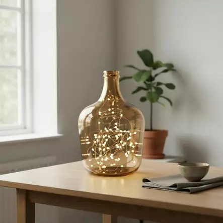 Lasipullo, ruskea-vihreä - Maljakot - 437922 - 1