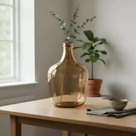 Lasipullo, ruskea-vihreä - Maljakot - 437922 - 2