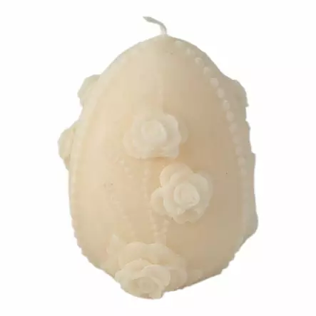 Munakynttilä, soijavaha, kerma - Soijavahakynttilät - 281401702 - 1