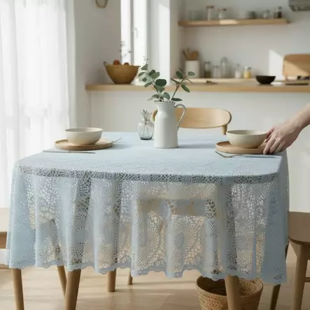 Pöytäliina, vaaleansininen - Keittiötekstiilit - 449772 - 1