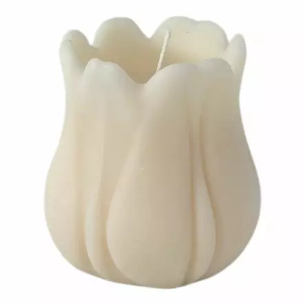 Soijavaha tulppaanikynttilä kerma - Soijavahakynttilät - 2807002 - 1