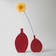Punainen maljakko, pieni - Maljakot - 42372 - 2