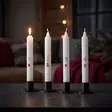 Adventtikruunukynttilät, punaiset numerot ja koristeet 4 kpl/pkt - Adventtikynttilät - 29013-ad-12 - 1