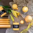 Läpivärjätty tuoksukynttilä 10cm, Mango - Tuoksukynttilät - 20004102 - 4