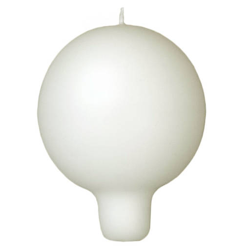 Jalallinen pallokynttilä, kerma, 2 kpl/pkt - Pallokynttilät - 1402002 - 1