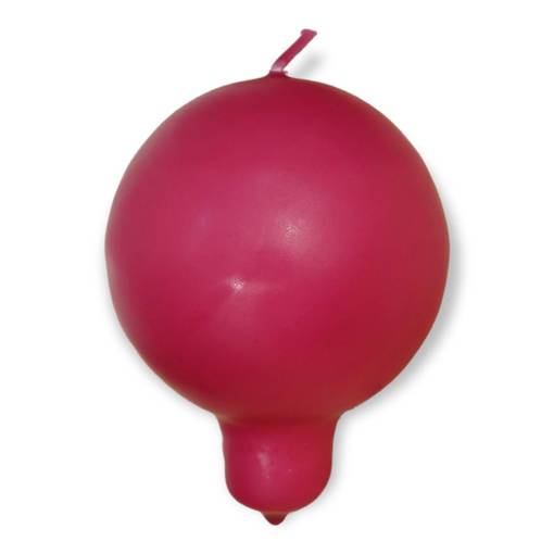 Jalallinen pallokynttilä, vadelma, 2 kpl/pkt - Pallokynttilät - 1402062 - 1