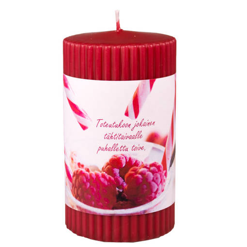 Mietelausekynttilä 7x12 cm, Toteutukoon jokainen - Mietelausekynttilät - 291460412 - 1