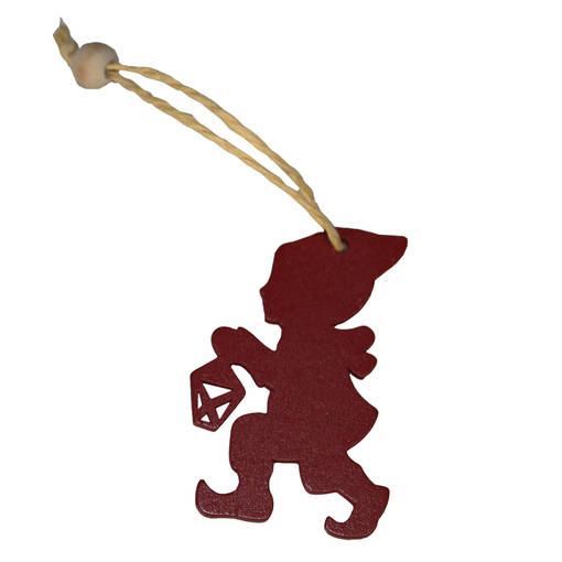 Ripustettava tonttukoriste, 6 cm - Paketti- ja joulukuusenkoristeet - 545891-2 - 1