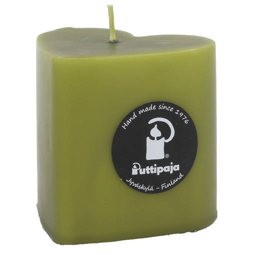 Sydänkynttilä, oliivi - Sydänkynttilät - 1410832 - 1