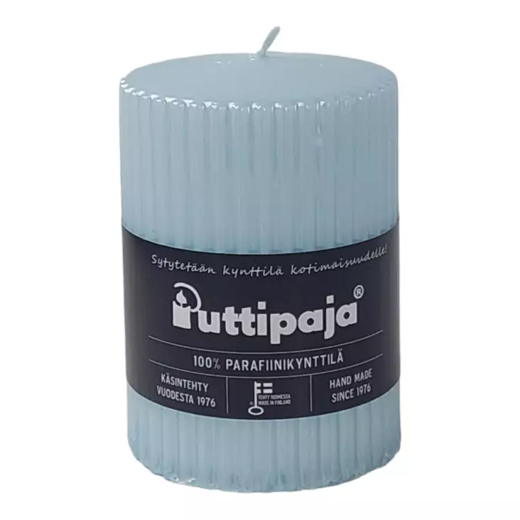 Helmiäishohtokynttilä, 10 cm, vaaleansininen - Metallihohtokynttilät - 19605V22 - 2