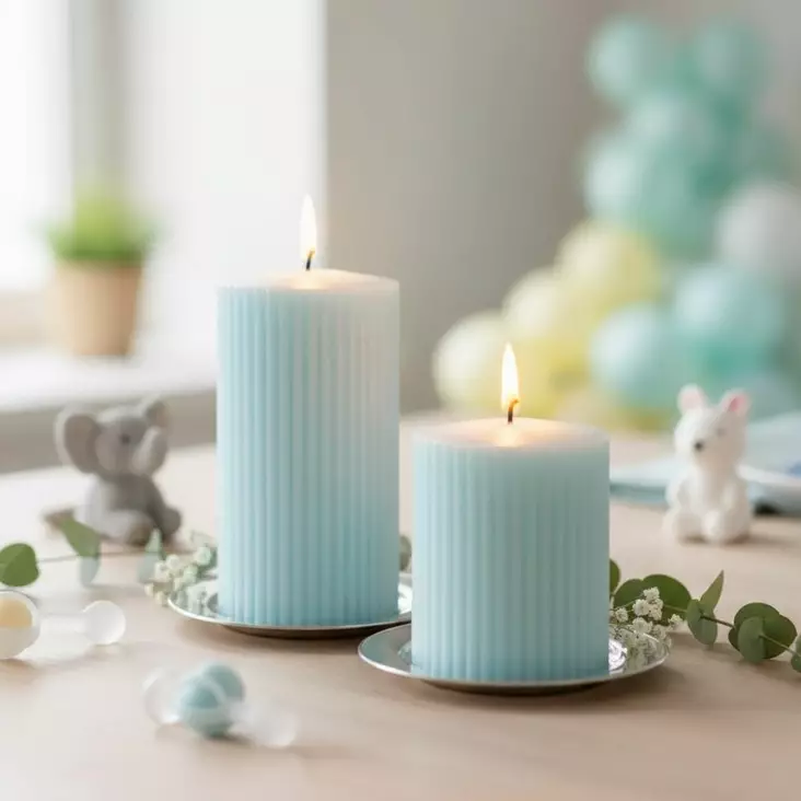 Vekkikynttilä, vaaleansininen - Vekkikynttilät - 14603V-22 - 1