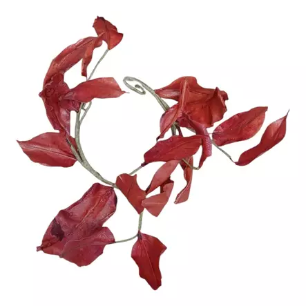 Lehtimansetti, punainen - Kynttilämansetit ja -korut - 332722-13 - 2