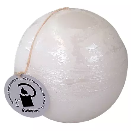 Metallihohtopallo 10 cm, helmiäinen - Metallihohtokynttilät - 1950443 - 1