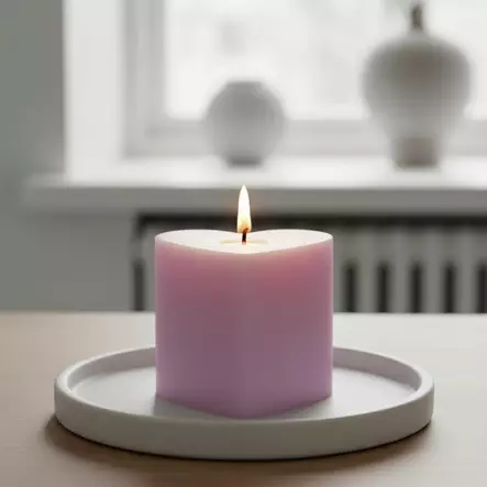 Sydänkynttilä, lila - Sydänkynttilät - 1410823 - 1