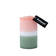 Dip dye vekkikynttilä aprikoosi, salvia 12 cm - Dip dye -raitakynttilät - 14604V-0633 - 1
