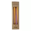 Antiikkikynttilä 30 cm, keltainen&lila 2 pr/pkt - Antiikkikynttilät - 14010-0523 - 3