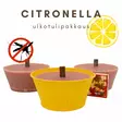 Citronella ulkotulipakkaus 8 cm, keltainen - Ulkotulet - 7917204C-05-3 - 1