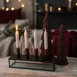 Dip dye Adventti -kruunukynttiläpakkaus, viini 4kpl/pkt - Adventtikynttilät - 19013-ad-13 - 5